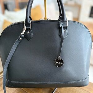 👜 Pulicati Saffiano Leather Dome Satchel - Large